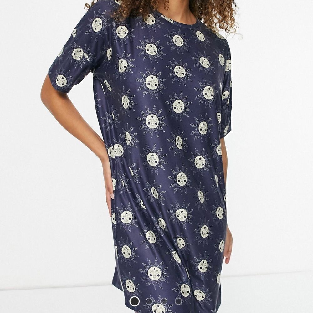 Navy Moon Print by ASOS/Urban Threads - Picture 4 of 7